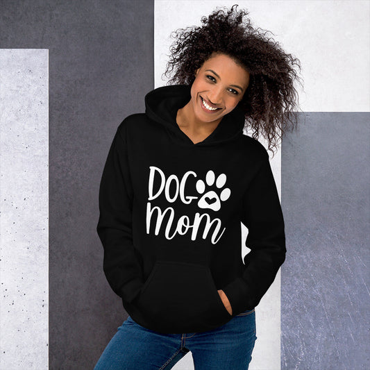 Women's Dog or Cat Mom Letter Print Hoodie